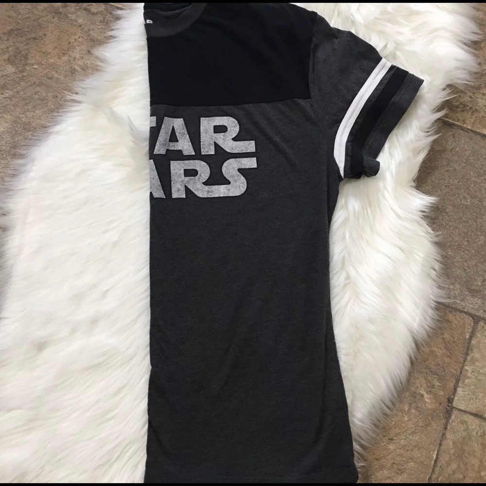 Star Wars Cotton T-Shirt, Sz L Gray/black Colors - Picture 4 of 6